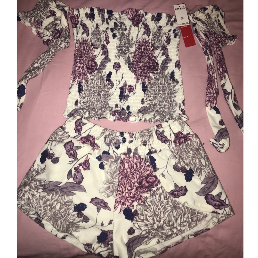 Floral Shorts Set